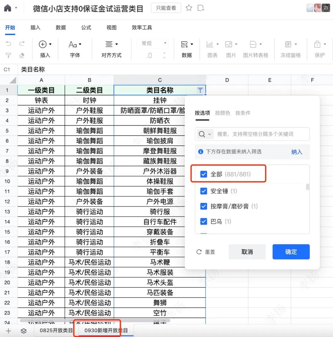 福利：微信小店新增881个0元开店类目，快看看有没有你的类目插图1