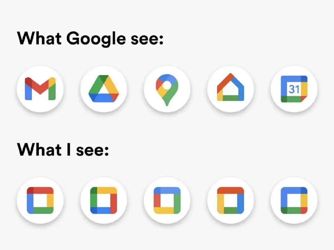 图片[12]｜Google这套图标说明，设计不要迷信一致性｜融云数字服务社区丨榕媒圈BrandCircle